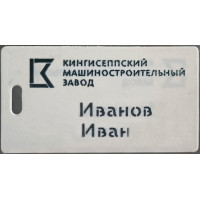 Именные бейджи и визитки из пластика — 3D печать на заказ (от 12 шт) Именные бейджи и визитки из пластика — 3D печать на заказ (от 12 шт)